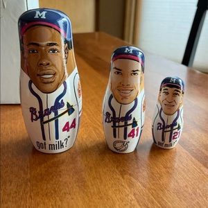 Braves Got milk Nesting Dolls
